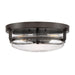 Quoizel - QF3411PN - Three Light Flush Mount - Outpost - Palladian Bronze