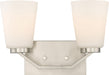 Nuvo Lighting - 60-6242 - Two Light Vanity - Nome - Brushed Nickel
