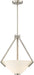 Nuvo Lighting - 60-6247 - Two Light Pendant - Nome - Brushed Nickel