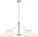 Nuvo Lighting - 60-6248 - Two Light Island Pendant - Nome - Brushed Nickel