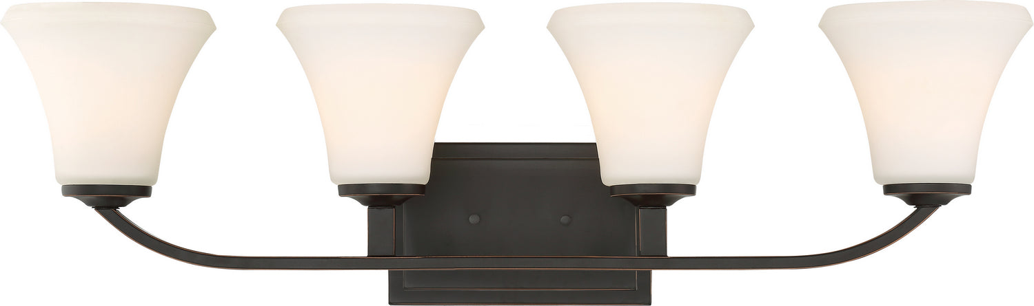 Nuvo Lighting - 60-6304 - Four Light Vanity - Fawn - Mahogany Bronze