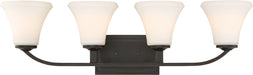 Nuvo Lighting - 60-6304 - Four Light Vanity - Fawn - Mahogany Bronze