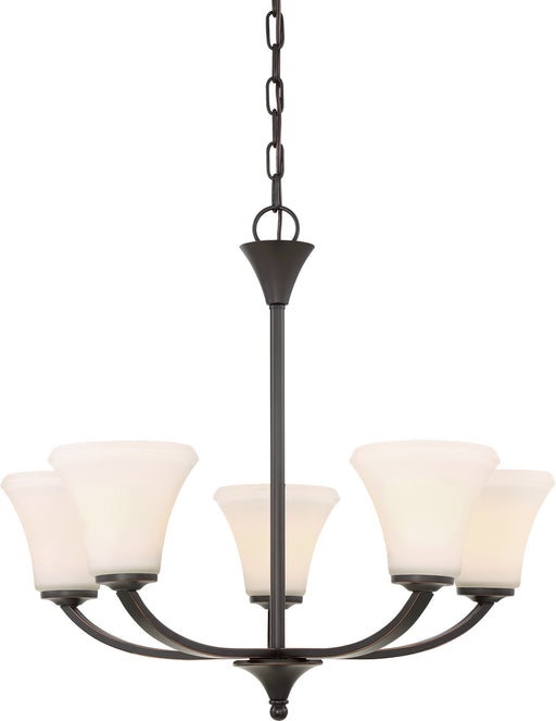 Nuvo Lighting - 60-6305 - Five Light Chandelier - Fawn - Mahogany Bronze