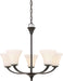 Nuvo Lighting - 60-6305 - Five Light Chandelier - Fawn - Mahogany Bronze