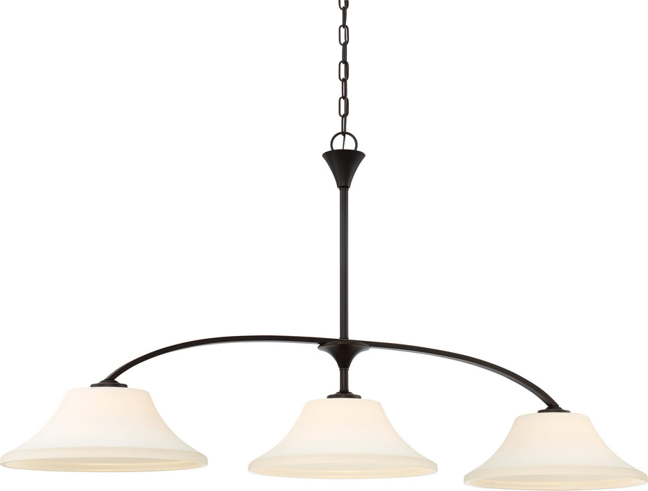 Nuvo Lighting - 60-6308 - Three Light Island Pendant - Fawn - Mahogany Bronze