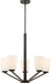 Nuvo Lighting - 60-6346 - Five Light Chandelier - Nome - Mahogany Bronze