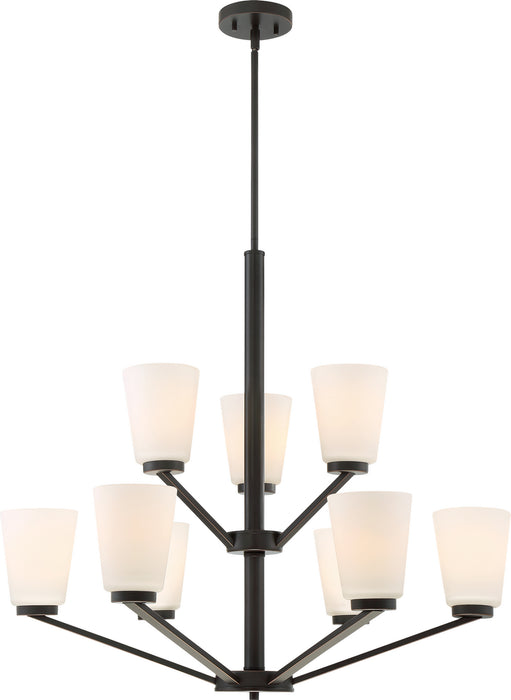 Nuvo Lighting - 60-6349 - Nine Light Chandelier - Nome - Mahogany Bronze