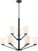 Nuvo Lighting - 60-6349 - Nine Light Chandelier - Nome - Mahogany Bronze