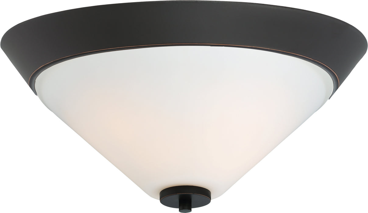 Nuvo Lighting - 60-6352 - Two Light Flush Mount - Nome - Mahogany Bronze