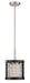 Nuvo Lighting - 60-6451 - One Light Mini Pendant - Pratt - Black / Brushed Nickel Accents