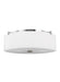 Generation Lighting. - FM312CH - Three Light Flush Mount - Sunset Drive - Chrome