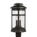 Visual Comfort Studio - OL14307ANBZ - Three Light Outdoor Post Lantern - Newport - Antique Bronze