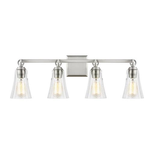 Visual Comfort Studio - VS24704SN - Four Light Vanity - Monterro - Satin Nickel