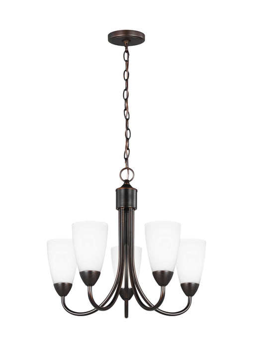 Generation Lighting. - 3120205-710 - Five Light Chandelier - Seville - Bronze