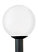 Generation Lighting. - 8252EN3-68 - One Light Outdoor Post Lantern - Outdoor Globe - White Plastic