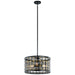 Kichler - 44075BK - Three Light Pendant/Semi Flush Mount - Aldergate - Black