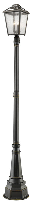 Z-Lite - 539PHBR-564P-ORB - Three Light Outdoor Post Mounted Fixture - Bayland - Oil Rubbed Bronze