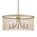 Golden - 1771-5 PG-CRY - Five Light Chandelier - Marilyn CRY - Peruvian Gold