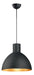 Maxim - 11026BKGLD - One Light Pendant - Cora - Black / Gold