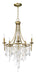 Maxim - 14425CZGS - Five Light Chandelier - Cebu - Capiz / Gold Silver