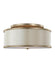 Visual Comfort Studio - SF339SG - Three Light Semi-Flush Mount - Lennon - Sunset Gold