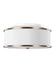 Visual Comfort Studio - SF339SN - Three Light Semi-Flush Mount - Lennon - Satin Nickel