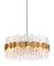 Corbett Lighting - 256-48-WSL - Eight Light Chandelier - Ciro - Warm Silver Leaf