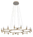 Corbett Lighting - 258-016 - LED Chandelier - Nexus - Satin Silver Leaf