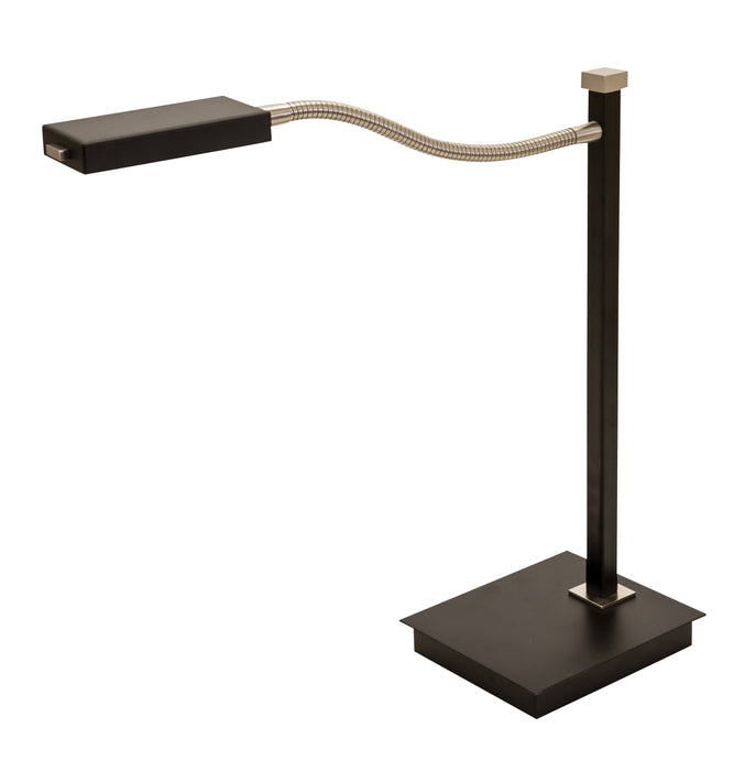 House of Troy - LEW850-BLK - LED Table Lamp - Lewis - Black With Satin Nickel