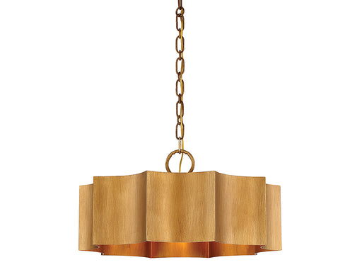 Savoy House - 7-100-3-54 - Three Light Pendant - Shelby - Gold Patina