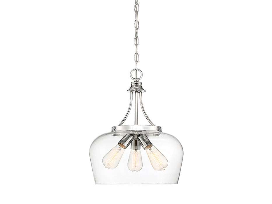 Savoy House - 7-4034-3-11 - Three Light Pendant - Octave - Polished Chrome