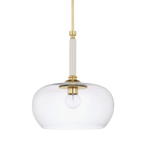 Capital Lighting - 325811WP-438 - One Light Pendant - Dorsey - Whisper White