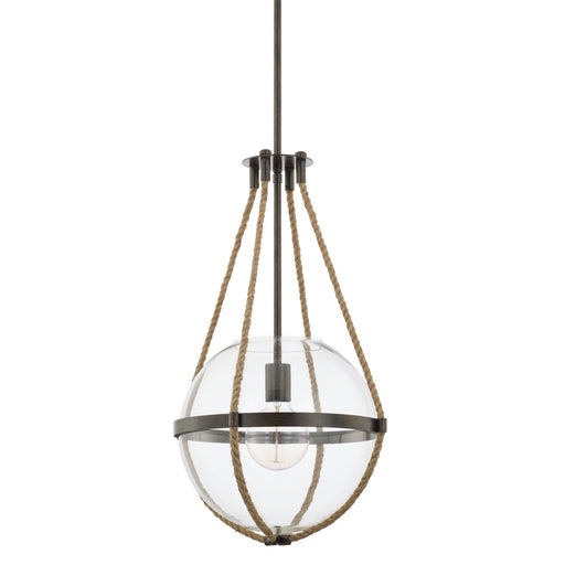 Capital Lighting - 327413NG - One Light Pendant - Beaufort - Nordic Grey