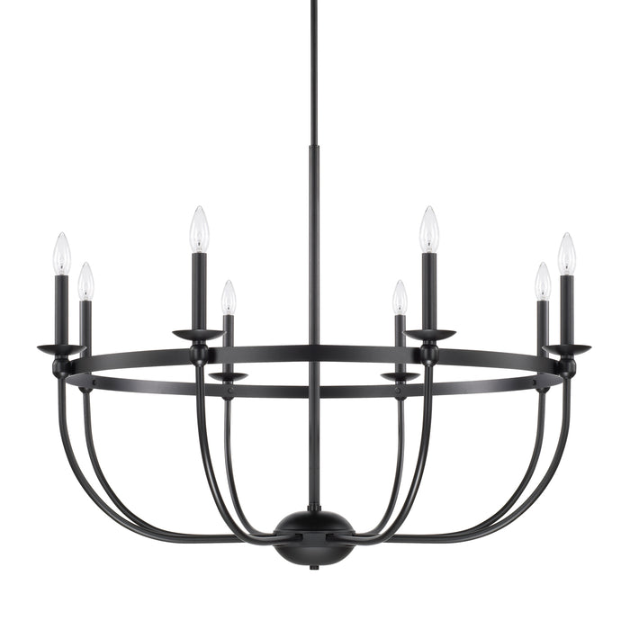 Capital Lighting - 425181MB - Eight Light Chandelier - Rylann - Matte Black