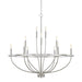 Capital Lighting - 428501BN - 12 Light Chandelier - Greyson - Brushed Nickel