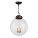 Regina Andrew - 16-1004ORBNB - Three Light Pendant - Globe - Oil Rubbed Bronze