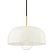 Mitzi - H199701L-AGB/CR - One Light Pendant - Avery - Aged Brass/Cream