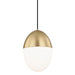 Mitzi - H206701L-AGB - One Light Pendant - Orion - Aged Brass