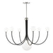 Mitzi - H234807-PN/BK - LED Chandelier - Coco - Polished Nickel/Black