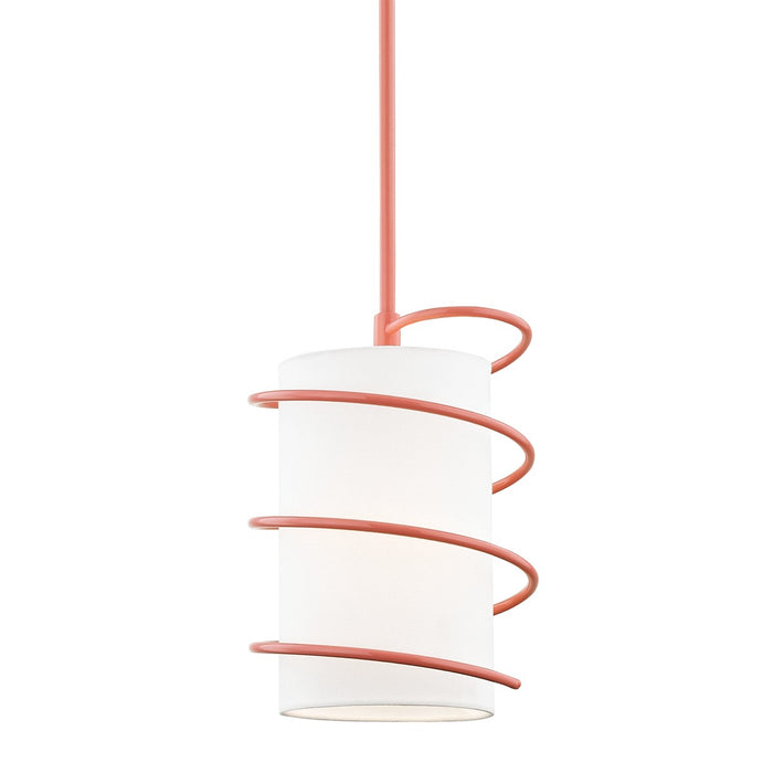 Mitzi - H237701S-PK - One Light Pendant - Carly - Pink
