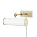 Mitzi - HL263201-AGB/WH - One Light Picture Light - Holly - Aged Brass/Soft Off White