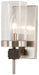 Minka-Lavery - 4631-106 - One Light Bath - Bridlewood - Stone Grey W/Brushed Nickel