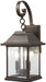 Minka-Lavery - 72632-143C - Three Light Outdoor Wall Mount - Mariner'S Pointe - Oil Rubbed Bronze W/ Gold High