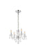 Elegant Lighting - V7804D15C/RC - Four Light Pendant - Rococo - Chrome