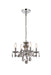 Elegant Lighting - V7804D15SS-SS/RC - Four Light Pendant - Rococo - Silver Shade