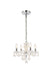 Elegant Lighting - V7804D15WH-WH/RC - Four Light Pendant - Rococo - White