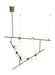 Visual Comfort Modern - 700MDCHCRR - LED Chandelier - ModernRail - Aged Brass