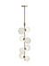 Visual Comfort Modern - 700MDP3GRR - LED Pendant - ModernRail - Aged Brass
