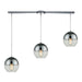 ELK Home - 10492/3L - Three Light Pendant - Revelo - Polished Chrome