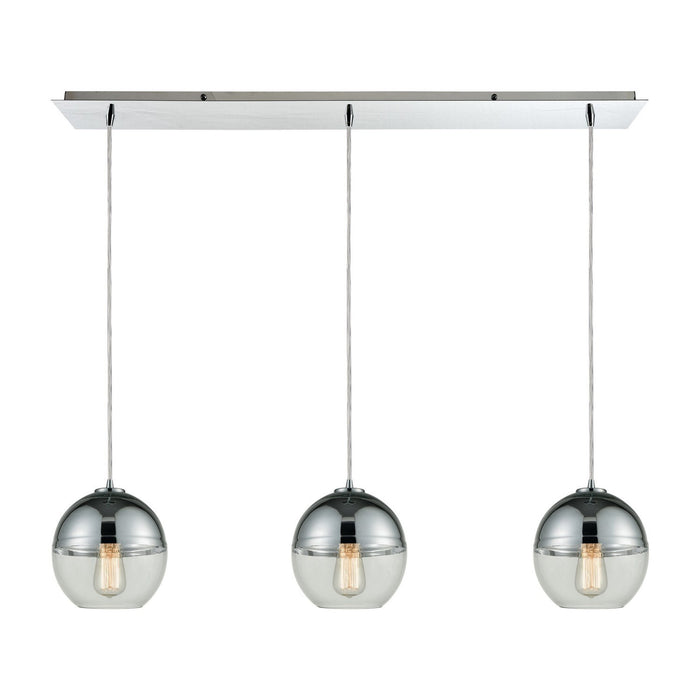 ELK Home - 10492/3LP - Three Light Pendant - Revelo - Polished Chrome